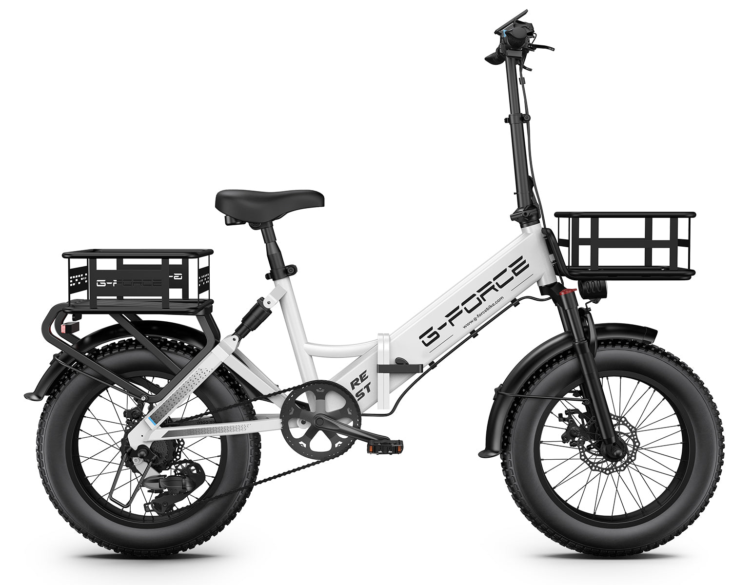 G-Force RE ST Step-Thru Ebike Dual Suspension Foldable Fat Tire